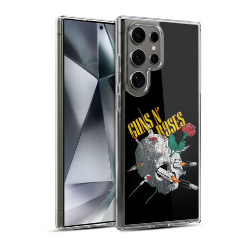 Guns N' Roses Band Art Needles Skull Vintage Soft Gel Case for Samsung Galaxy S24 Ultra 5G & MagSafe