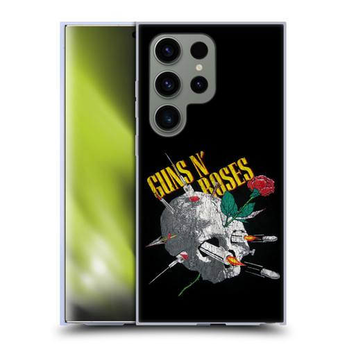 Guns N' Roses Band Art Needles Skull Vintage Soft Gel Case for Samsung Galaxy S24 Ultra 5G
