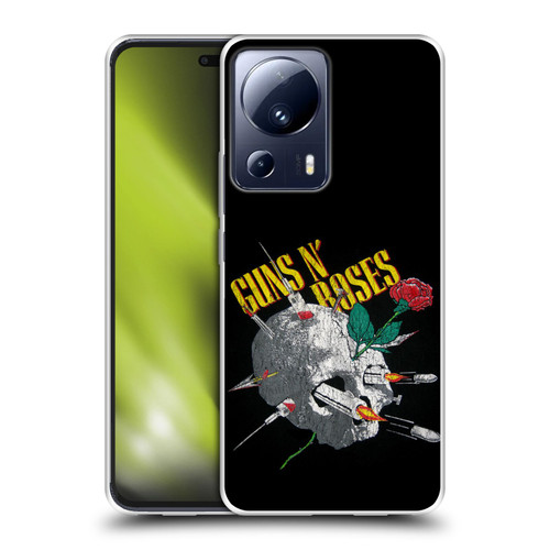 Guns N' Roses Band Art Needles Skull Vintage Soft Gel Case for Xiaomi 13 Lite 5G