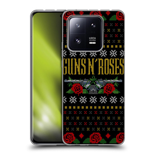 Guns N' Roses Christmas Text Logo Pistol Soft Gel Case for Xiaomi 13 Pro 5G