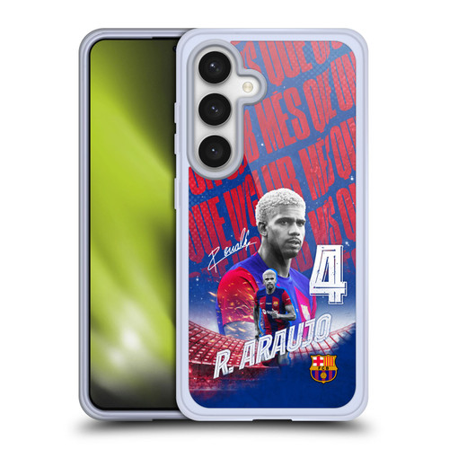 FC Barcelona 2023/24 First Team Ronald Araújo Soft Gel Case for Samsung Galaxy S24 5G