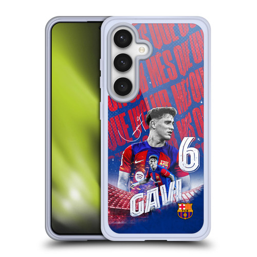 FC Barcelona 2023/24 First Team Gavi Soft Gel Case for Samsung Galaxy S24 5G