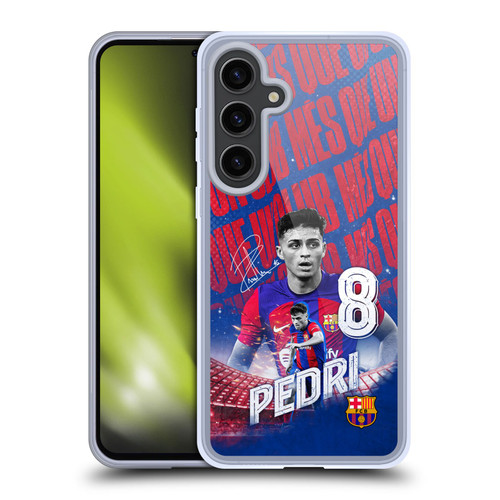 FC Barcelona 2023/24 First Team Pedri Soft Gel Case for Samsung Galaxy S24+ 5G
