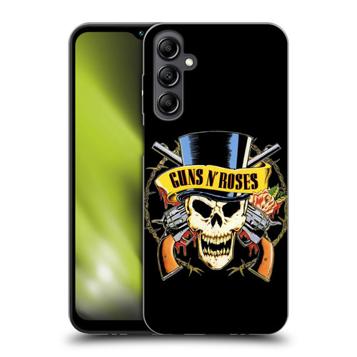 Guns N' Roses Key Art Top Hat Skull Soft Gel Case for Samsung Galaxy M14 5G