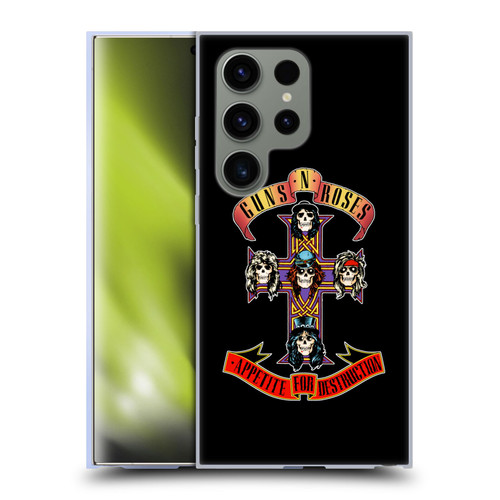 Guns N' Roses Key Art Appetite For Destruction Soft Gel Case for Samsung Galaxy S24 Ultra 5G