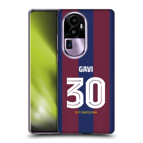 FC Barcelona 2023/24 Players Home Kit Gavi Soft Gel Case for OPPO Reno10 Pro+
