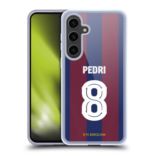 FC Barcelona 2023/24 Players Home Kit Pedri Soft Gel Case for Samsung Galaxy S24+ 5G