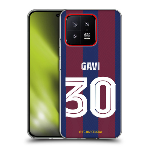 FC Barcelona 2023/24 Players Home Kit Gavi Soft Gel Case for Xiaomi 13 5G