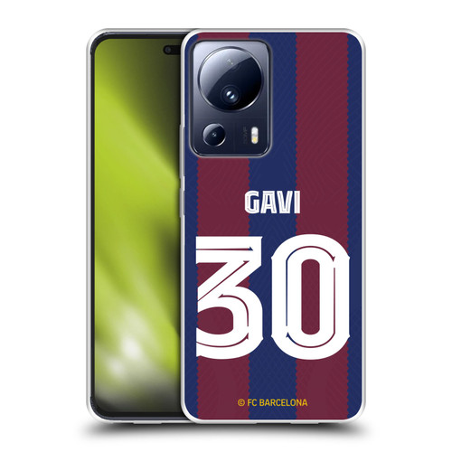 FC Barcelona 2023/24 Players Home Kit Gavi Soft Gel Case for Xiaomi 13 Lite 5G