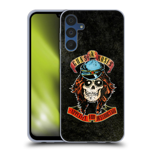 Guns N' Roses Vintage Rose Soft Gel Case for Samsung Galaxy A15