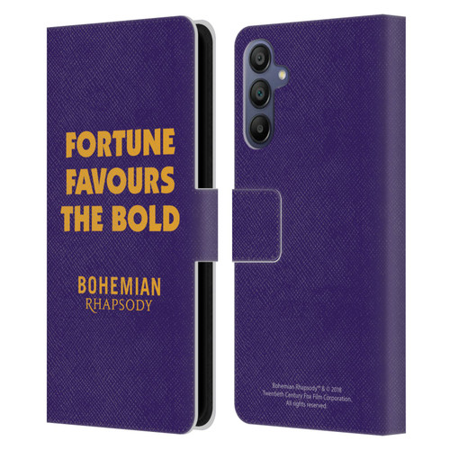 Queen Bohemian Rhapsody Fortune Quote Leather Book Wallet Case Cover For Samsung Galaxy A15