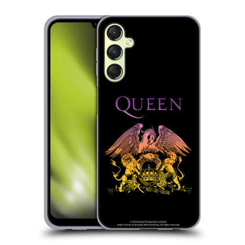 Queen Bohemian Rhapsody Logo Crest Soft Gel Case for Samsung Galaxy A24 4G / Galaxy M34 5G