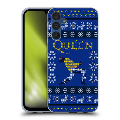 Queen Christmas Freddie Mercury Knitwork Soft Gel Case for Samsung Galaxy A15