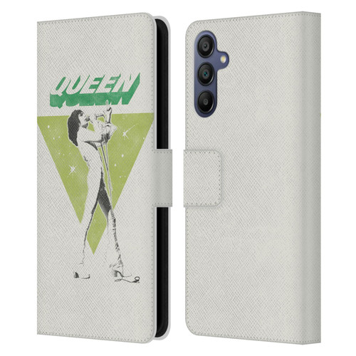 Queen Key Art Freddie Mercury Leather Book Wallet Case Cover For Samsung Galaxy A15