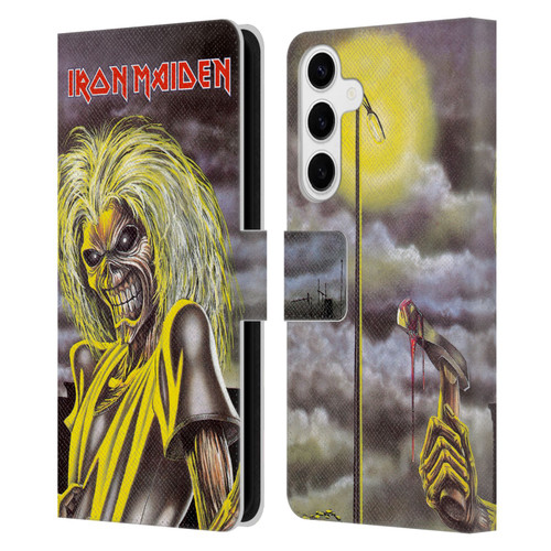 Iron Maiden Album Covers Killers Leather Book Wallet Case Cover For Samsung Galaxy S24+ 5G