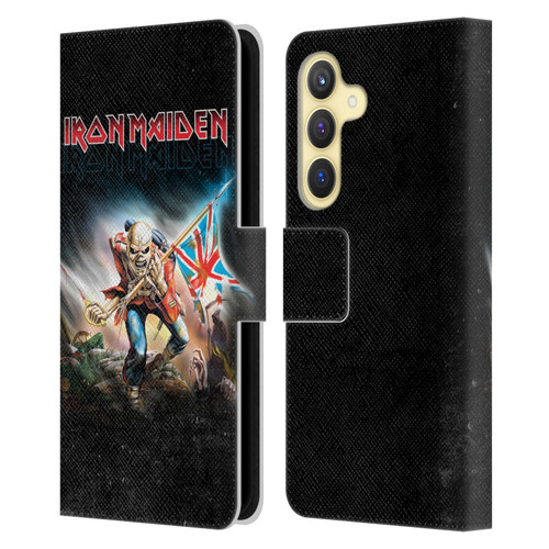Iron Maiden Art Trooper 2016 Leather Book Wallet Case Cover For Samsung Galaxy S24 5G