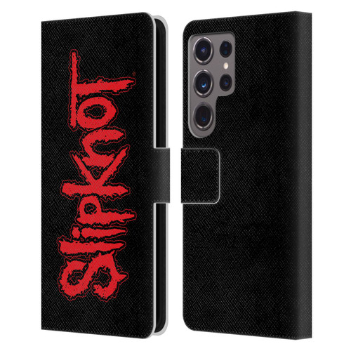 Slipknot Key Art Text Leather Book Wallet Case Cover For Samsung Galaxy S24 Ultra 5G