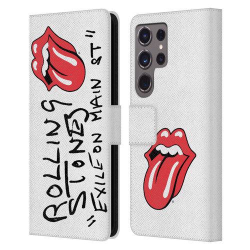 The Rolling Stones Albums Exile On Main St. Leather Book Wallet Case Cover For Samsung Galaxy S24 Ultra 5G