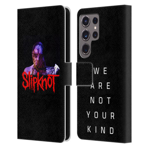 Slipknot We Are Not Your Kind Unsainted Leather Book Wallet Case Cover For Samsung Galaxy S24 Ultra 5G