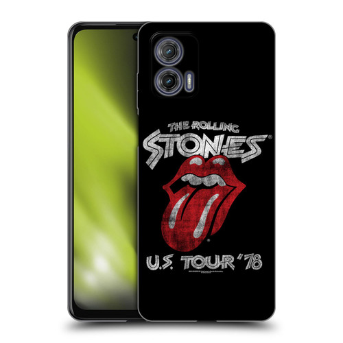 The Rolling Stones Key Art US Tour 78 Soft Gel Case for Motorola Moto G73 5G