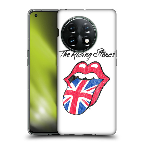 The Rolling Stones Key Art UK Tongue Soft Gel Case for OnePlus 11 5G