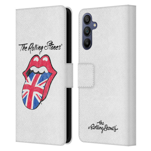 The Rolling Stones Key Art Uk Tongue Leather Book Wallet Case Cover For Samsung Galaxy A15