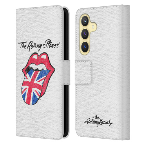 The Rolling Stones Key Art Uk Tongue Leather Book Wallet Case Cover For Samsung Galaxy S24 5G