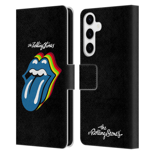 The Rolling Stones Licks Collection Pop Art 2 Leather Book Wallet Case Cover For Samsung Galaxy S24+ 5G