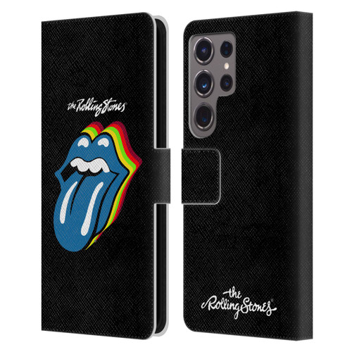 The Rolling Stones Licks Collection Pop Art 2 Leather Book Wallet Case Cover For Samsung Galaxy S24 Ultra 5G