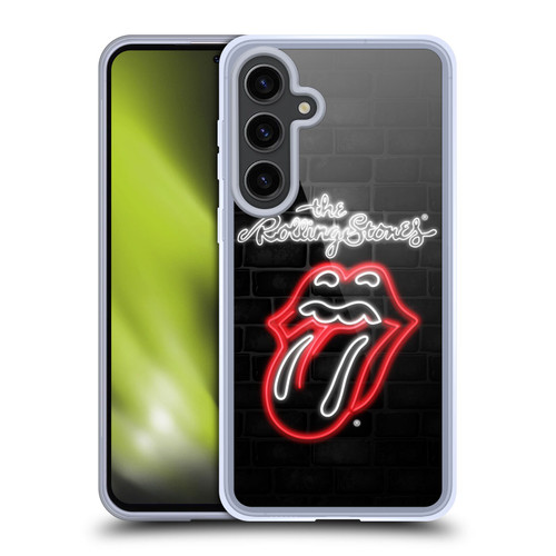 The Rolling Stones Licks Collection Neon Soft Gel Case for Samsung Galaxy S24+ 5G