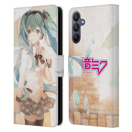 Hatsune Miku Graphics Rain Leather Book Wallet Case Cover For Samsung Galaxy A15