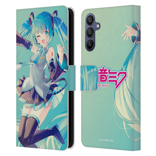 Hatsune Miku Graphics Sing Leather Book Wallet Case Cover For Samsung Galaxy A15