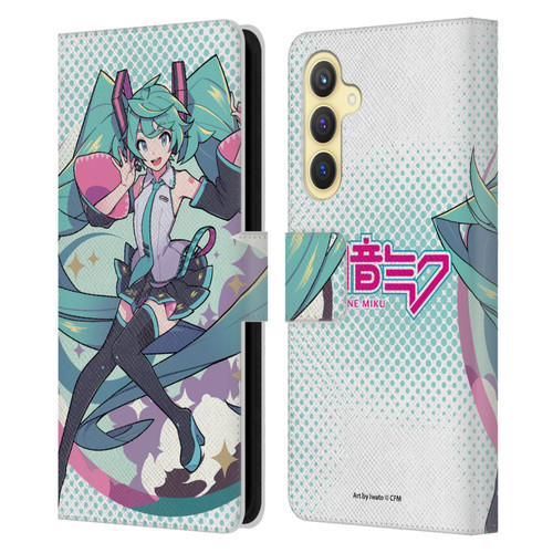 Hatsune Miku Graphics Pastels Leather Book Wallet Case Cover For Samsung Galaxy S23 FE 5G