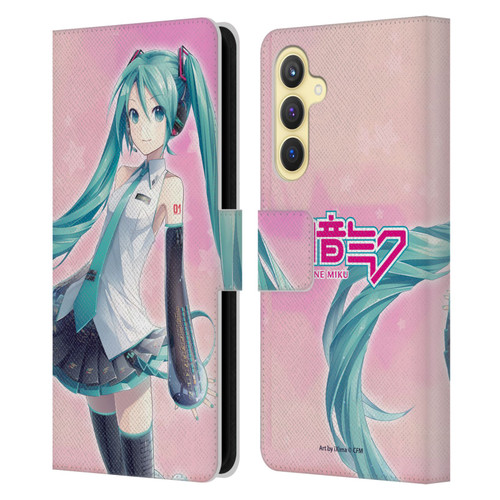 Hatsune Miku Graphics Star Leather Book Wallet Case Cover For Samsung Galaxy S23 FE 5G