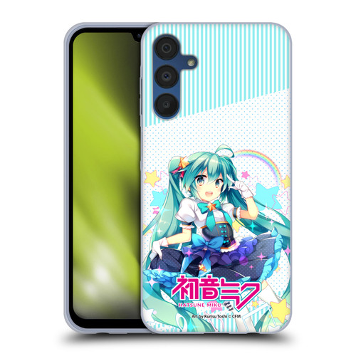 Hatsune Miku Graphics Stars And Rainbow Soft Gel Case for Samsung Galaxy A15