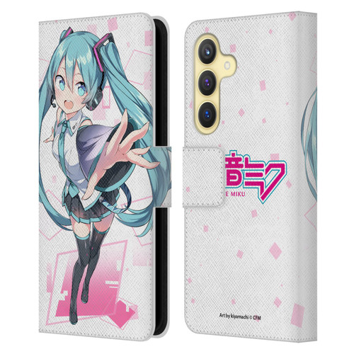 Hatsune Miku Graphics Cute Leather Book Wallet Case Cover For Samsung Galaxy S24 5G