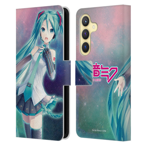 Hatsune Miku Graphics Nebula Leather Book Wallet Case Cover For Samsung Galaxy S24 5G