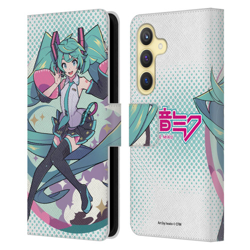 Hatsune Miku Graphics Pastels Leather Book Wallet Case Cover For Samsung Galaxy S24 5G