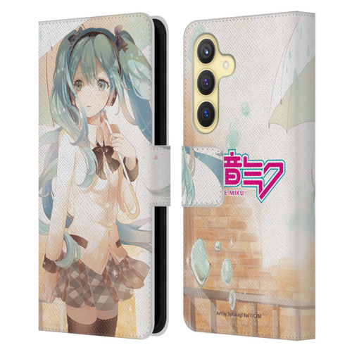 Hatsune Miku Graphics Rain Leather Book Wallet Case Cover For Samsung Galaxy S24 5G