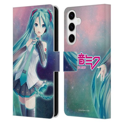 Hatsune Miku Graphics Nebula Leather Book Wallet Case Cover For Samsung Galaxy S24+ 5G