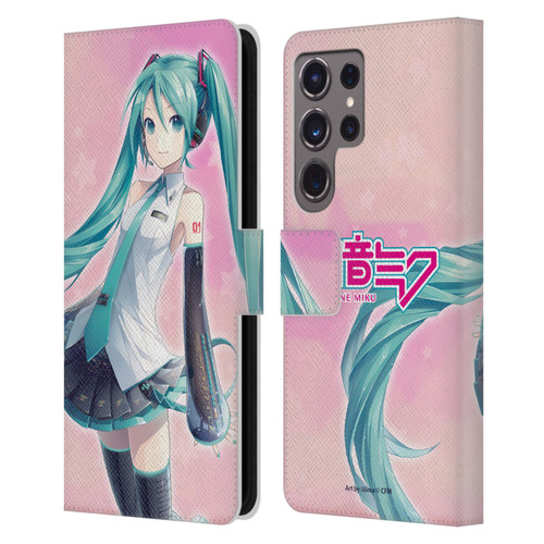 Hatsune Miku Graphics Star Leather Book Wallet Case Cover For Samsung Galaxy S24 Ultra 5G