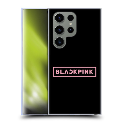Blackpink The Album Pink Logo Soft Gel Case for Samsung Galaxy S24 Ultra 5G