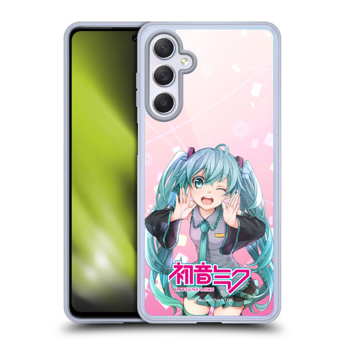 Hatsune Miku Graphics Wink Soft Gel Case for Samsung Galaxy M54 5G