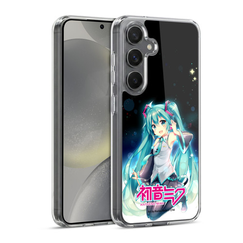 Hatsune Miku Graphics Night Sky Soft Gel Case for Samsung Galaxy S24 5G & MagSafe