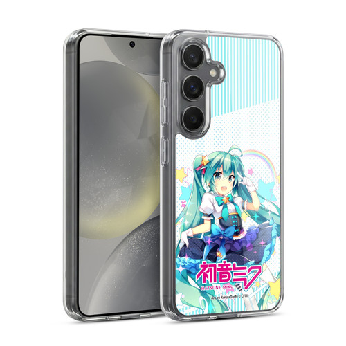 Hatsune Miku Graphics Stars And Rainbow Soft Gel Case for Samsung Galaxy S24 5G & MagSafe