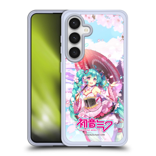 Hatsune Miku Graphics Sakura Soft Gel Case for Samsung Galaxy S24 5G