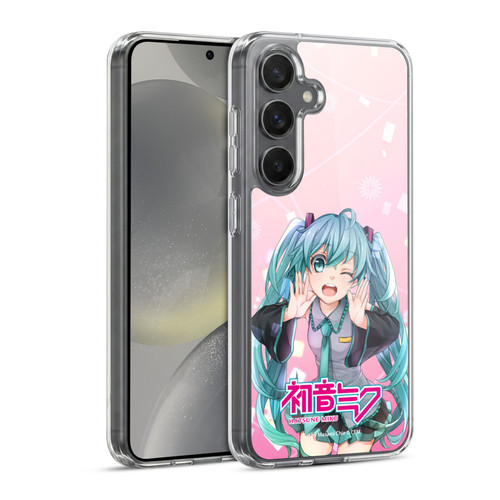 Hatsune Miku Graphics Wink Soft Gel Case for Samsung Galaxy S24 5G & MagSafe