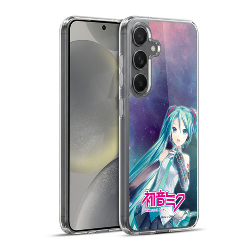 Hatsune Miku Graphics Nebula Soft Gel Case for Samsung Galaxy S24+ 5G & MagSafe