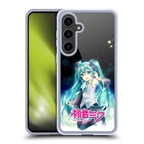 Hatsune Miku Graphics Night Sky Soft Gel Case for Samsung Galaxy S24+ 5G & MagSafe