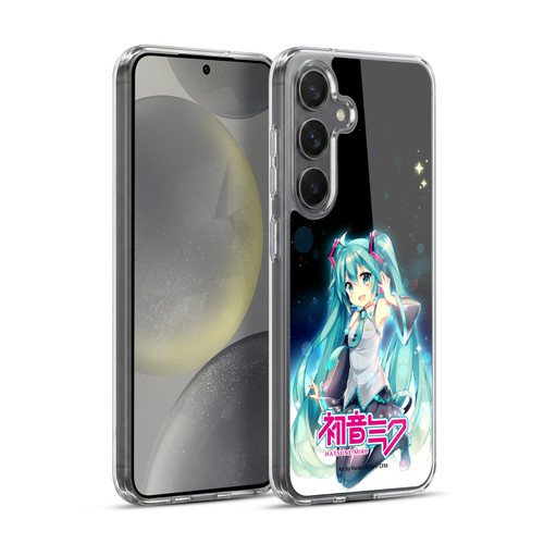 Hatsune Miku Graphics Night Sky Soft Gel Case for Samsung Galaxy S24+ 5G & MagSafe